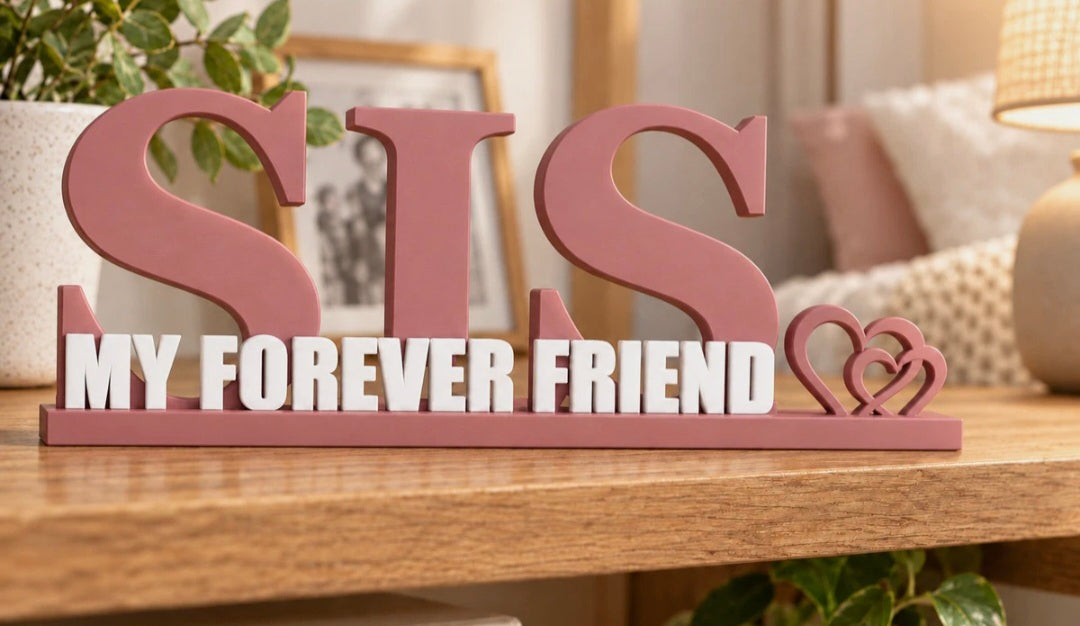 Sis Free Standing Plaque
