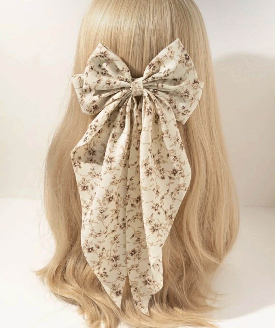 French Big Bow Hair Clip Barrette