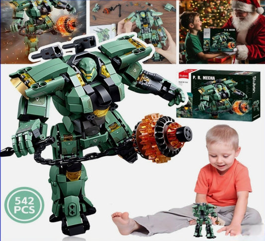 Robot Building Blocks 542 Pieces