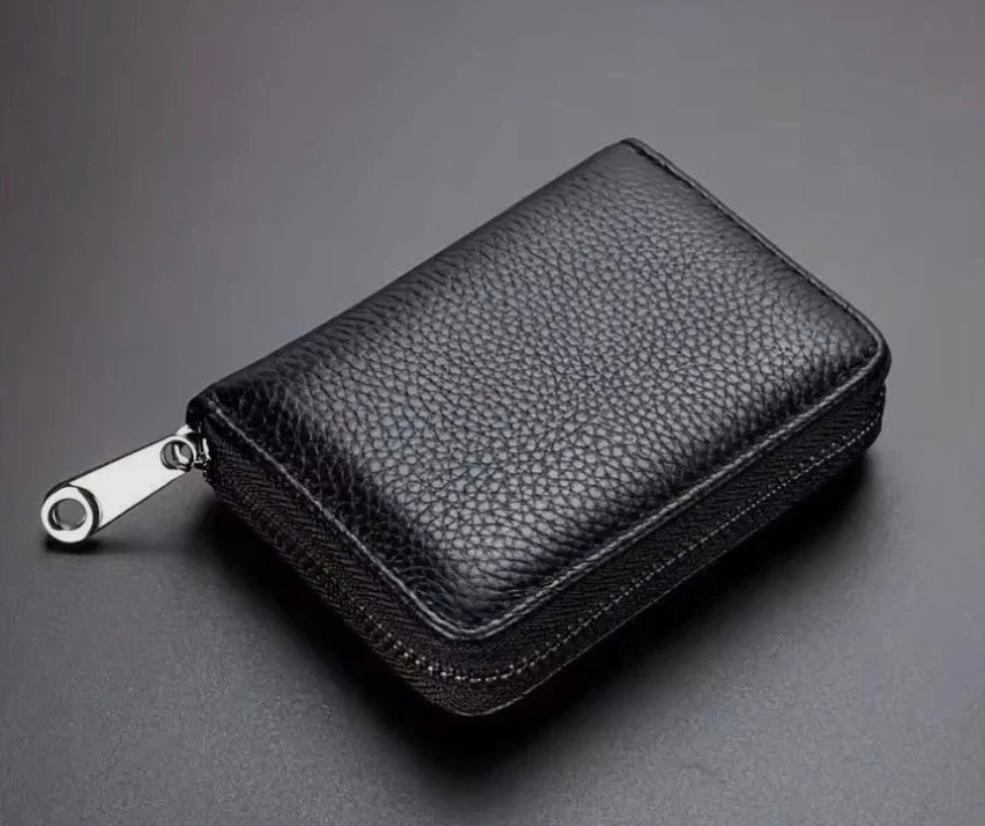 Multi Slot Zip Up Card Holder