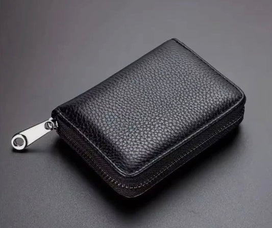 Multi Slot Zip Up Card Holder