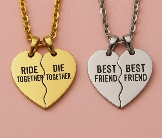 Split Heart Personalised Necklace