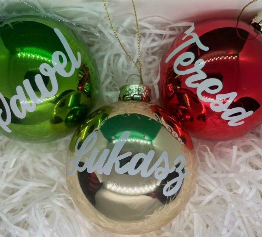 Personalised Name Christmas Bauble