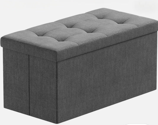 Folding Ottoman Storage Bench