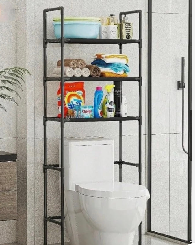 Free Standing Over Toilet Shelf Rack