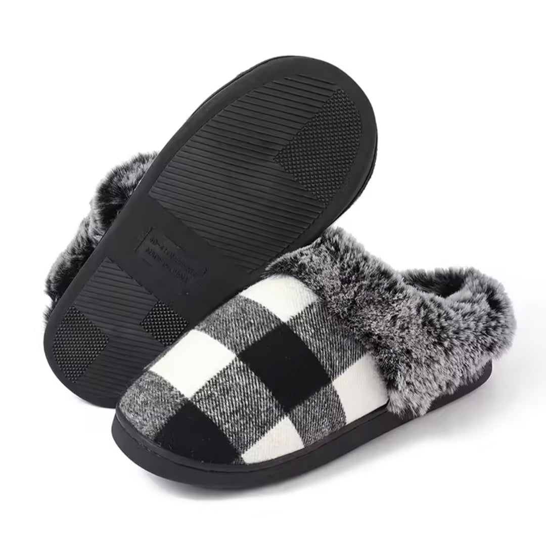 Checkered Slippers