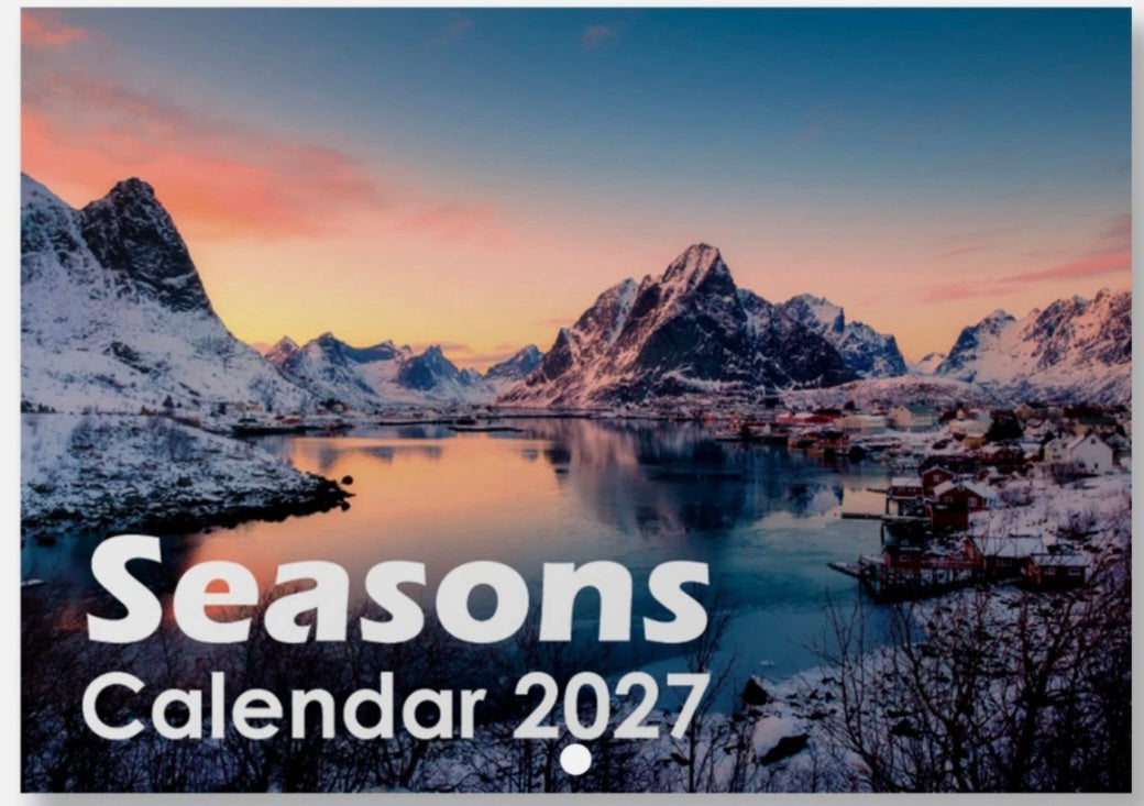 Seasons Wall Calendar 2027