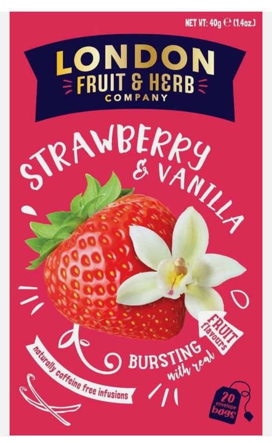 Strawberry & Vanilla Tea Bags