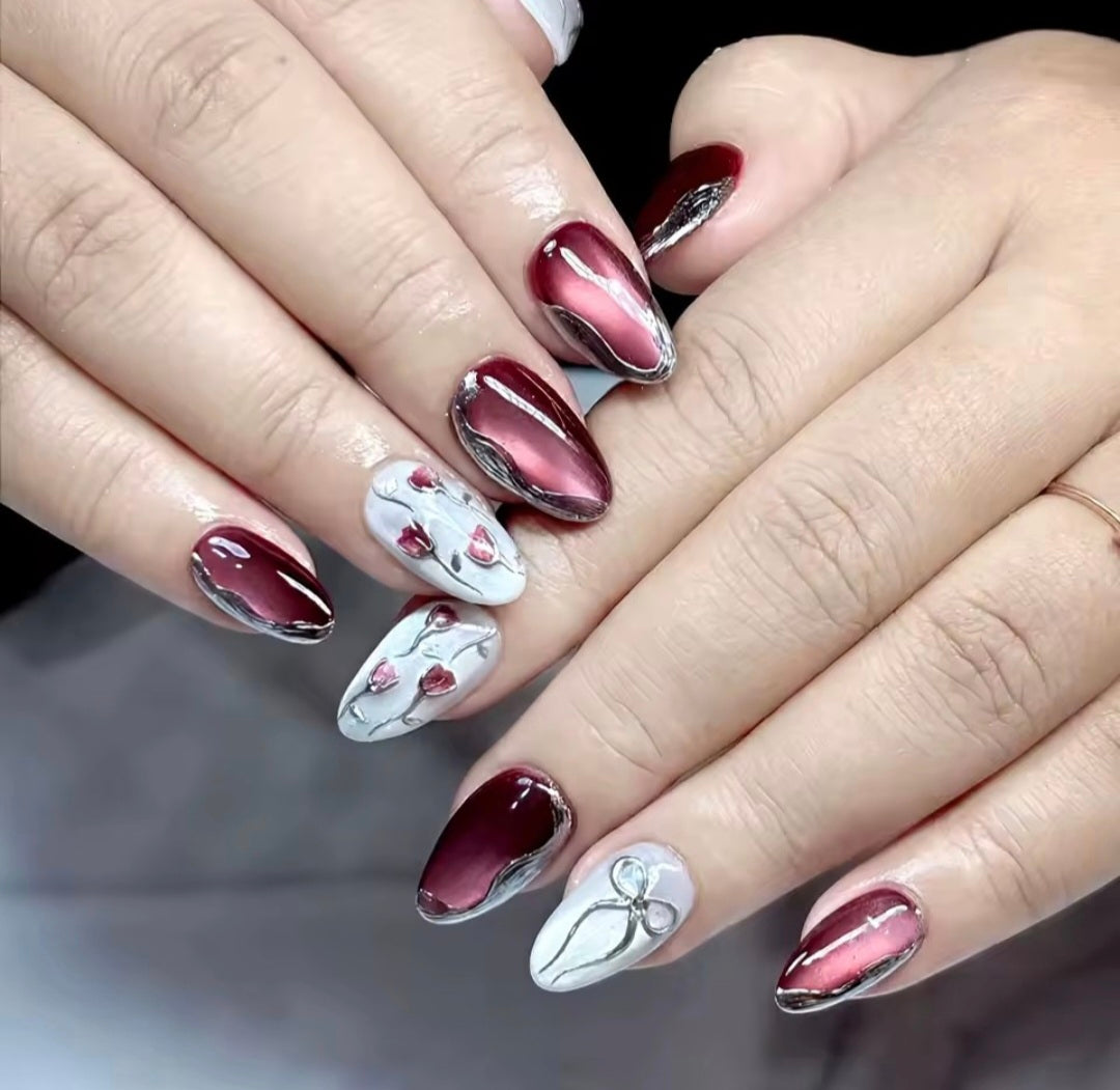 Almond Shaped False Nails 24Pck