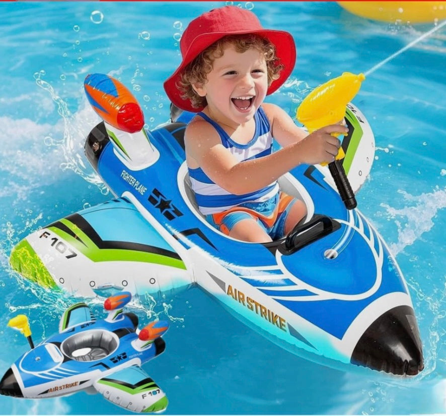 Inflatable Aircraft Ring Float With Water Gun