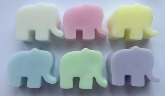 Mini Elephant Soaps 6Pck