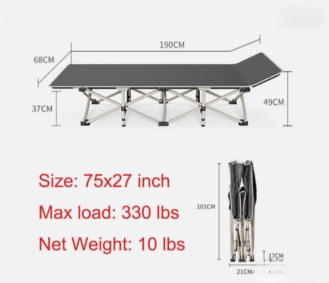 Heavy Duty Single Folding Bed