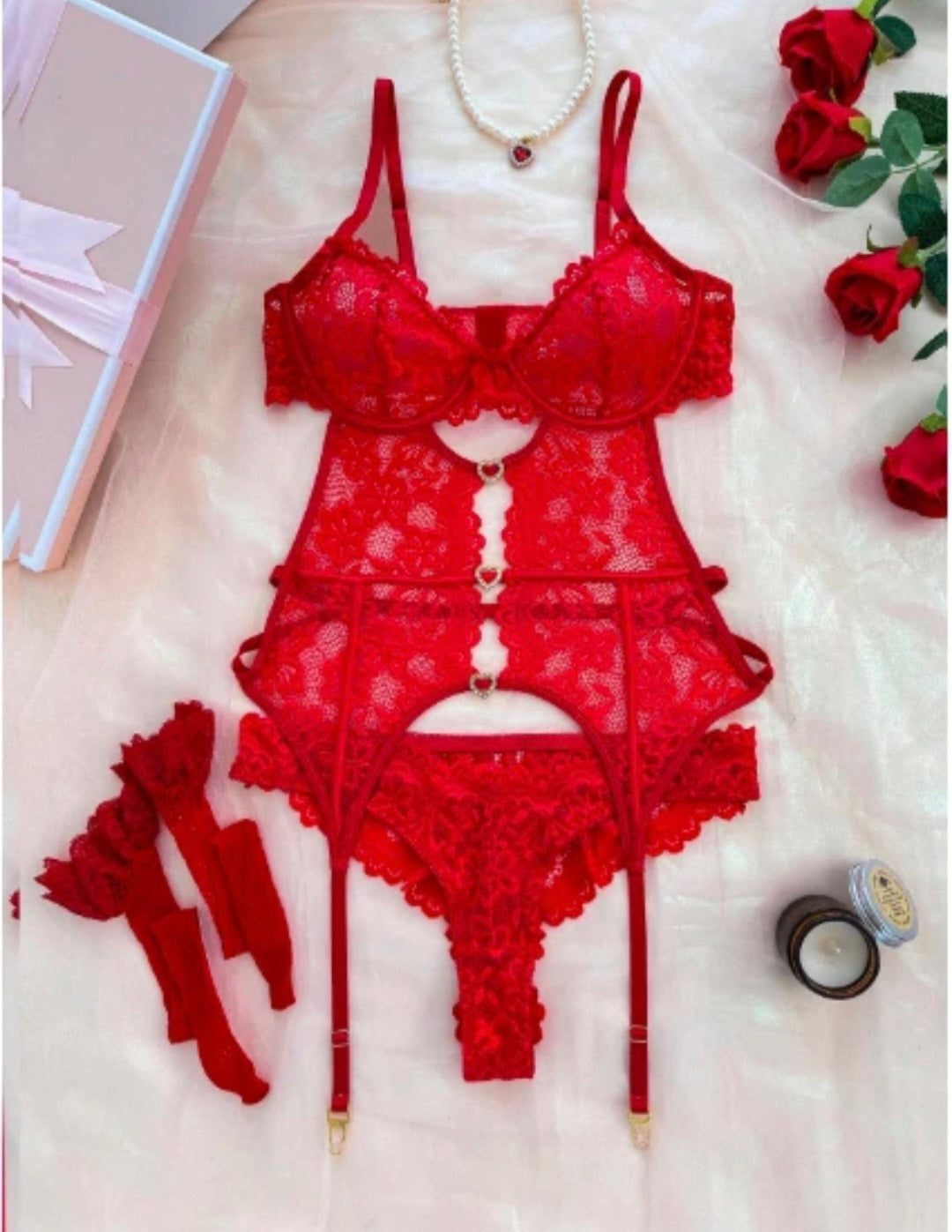 Lace Lingerie Set