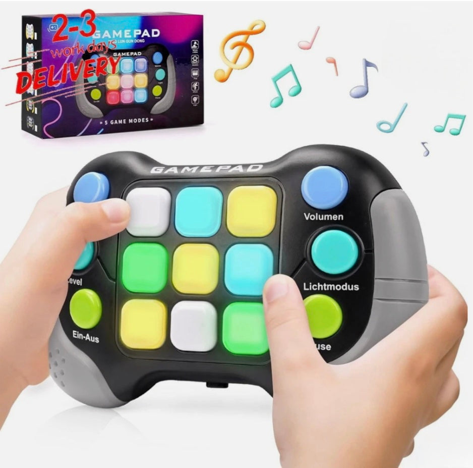 Handheld Light Up Quick Push Game