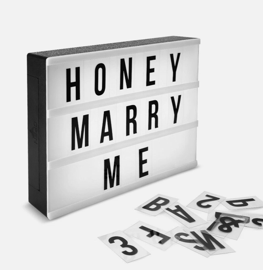 Light Box Sign