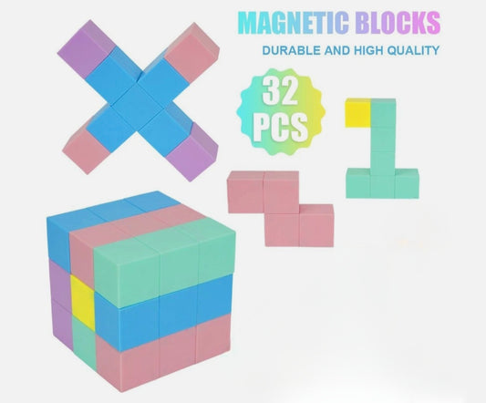 Magnetic Building Blocks 32 Pieces