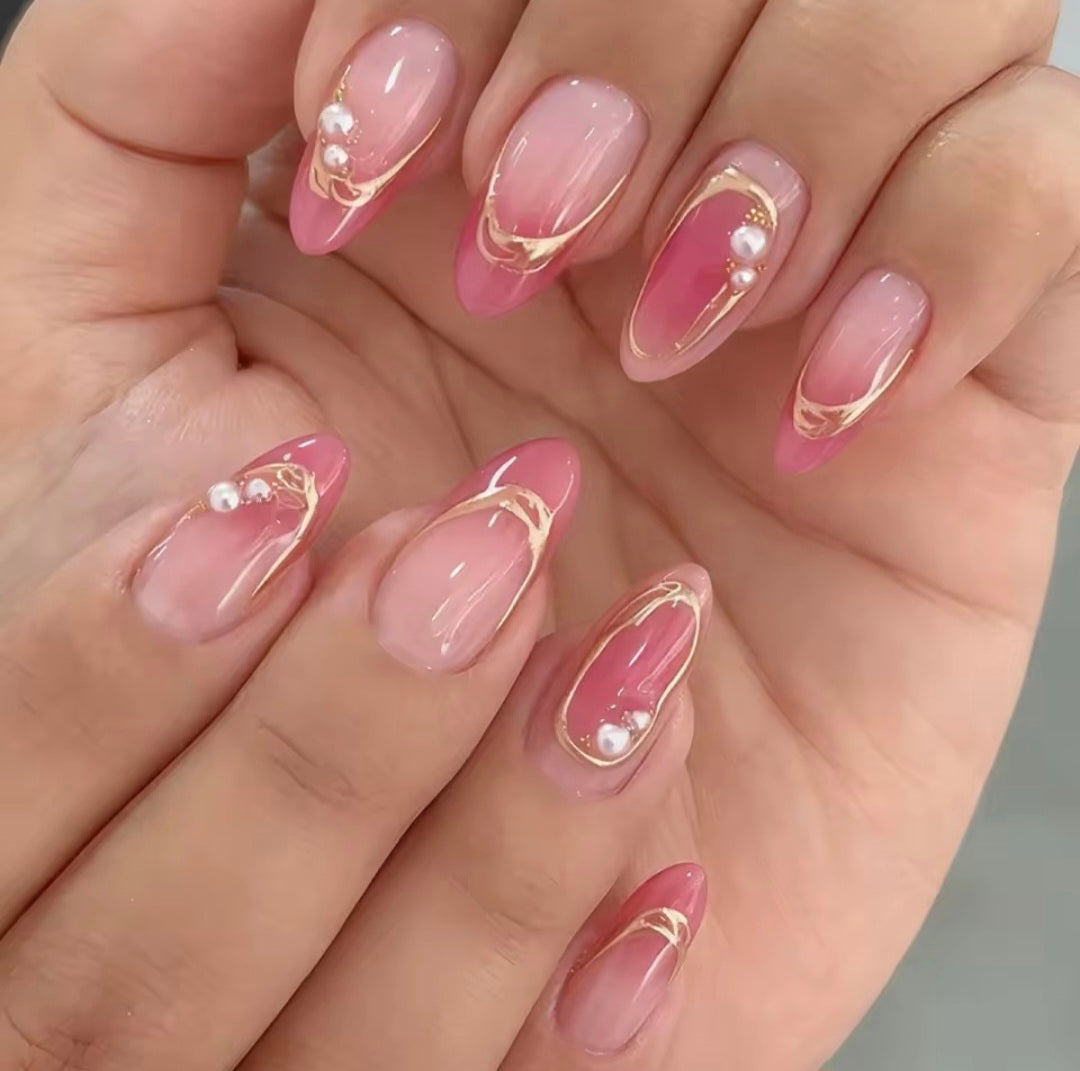 Almond Shaped False Nails 24Pck