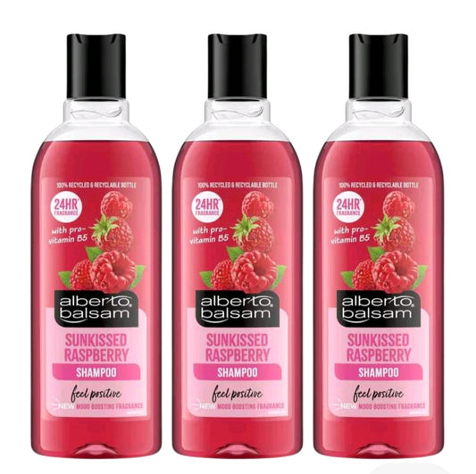 Alberto Balsam Raspberry Shampoo X 3