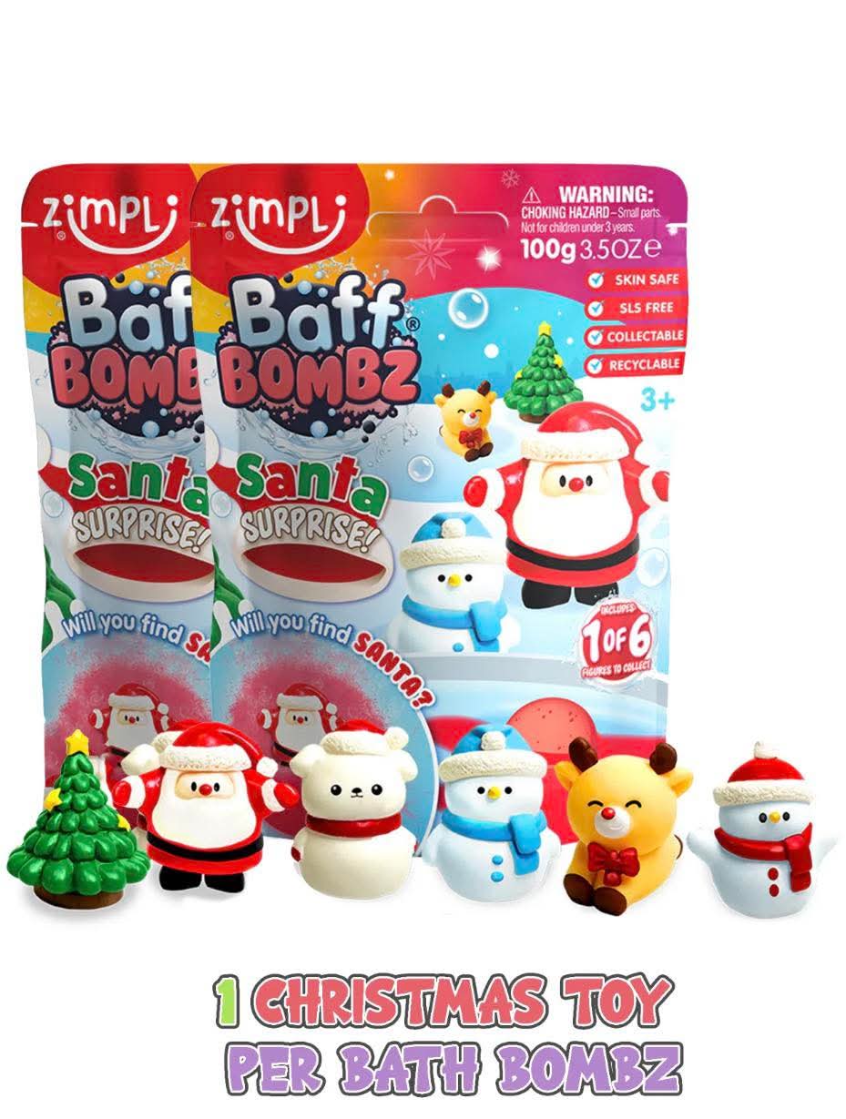 Santa Surprise Bath Bombs x2