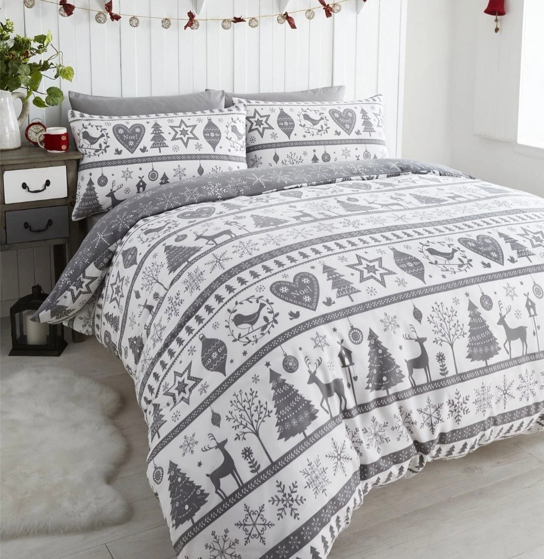 Nordic Christmas Bedding - Double