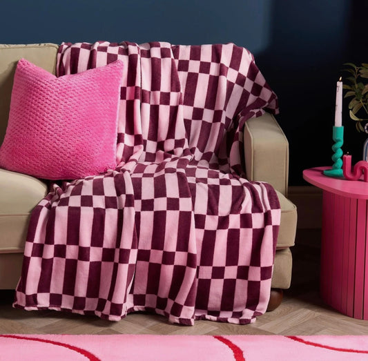 Checkerboard Soft Blanket