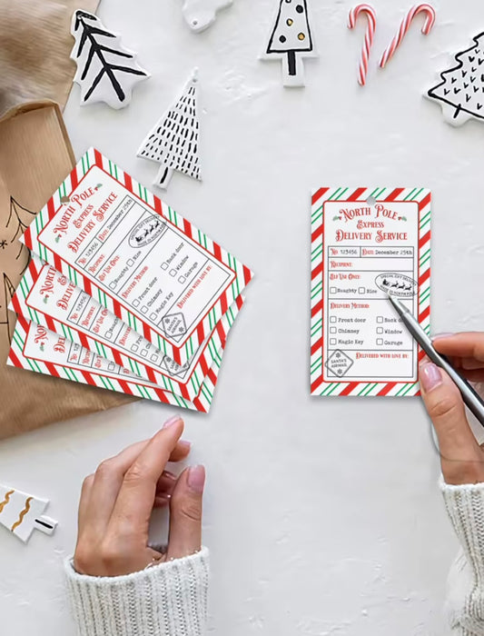 North Pole Xmas Gift Tags 50Pck