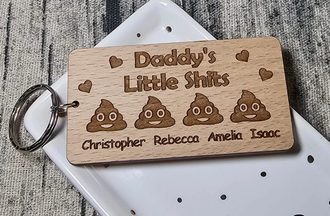 Daddys Little Keyring
