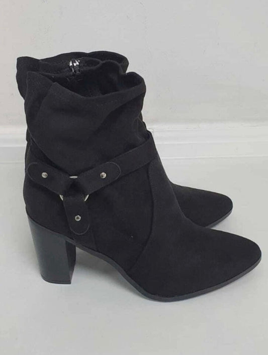 Block Heel Ankle Boots