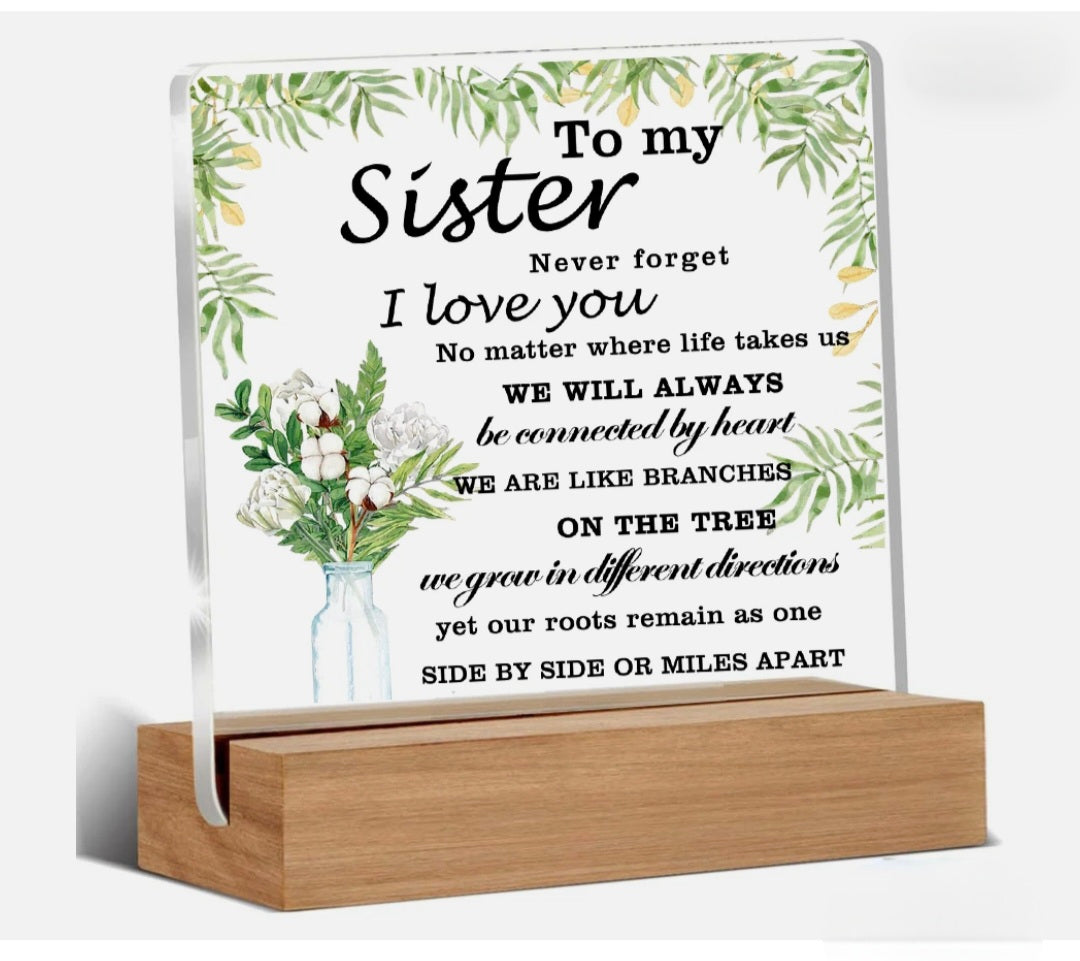 Sister Plaque Gift