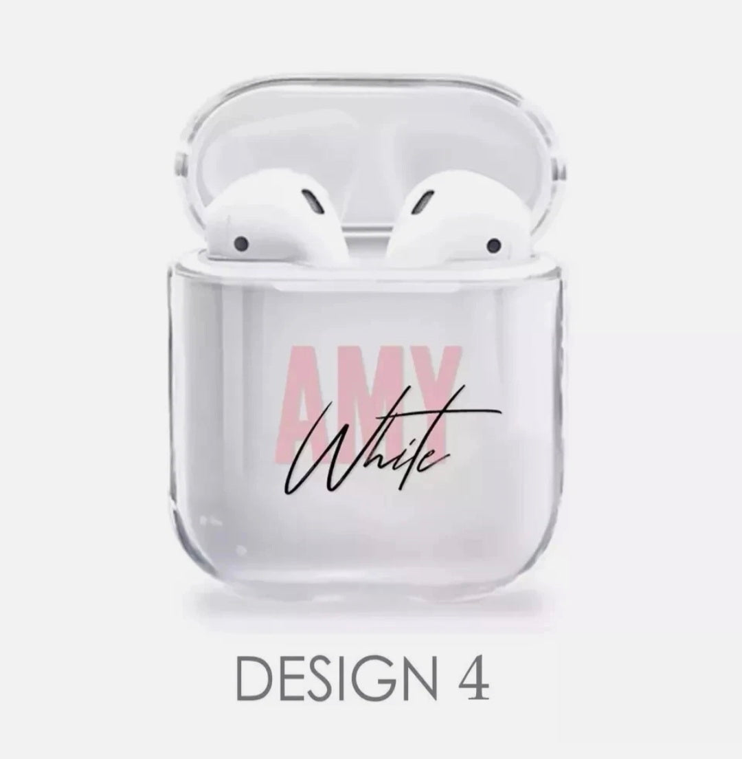 Personalised Silicone Airpods Case