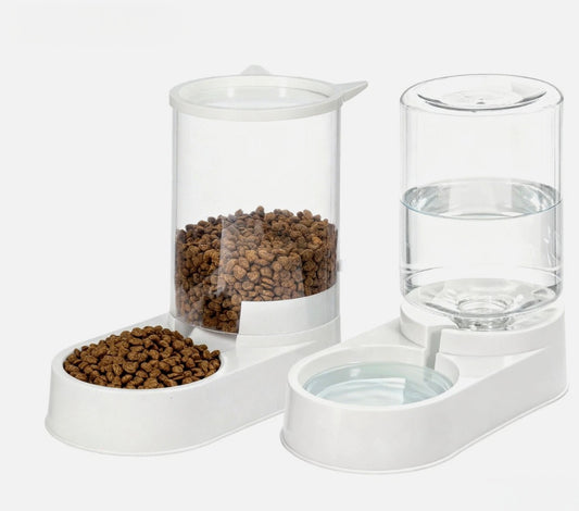 2 Pack Cat Automatic Food And Water Dispenser