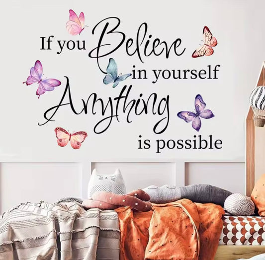 Anything is Possible Wall Sticker