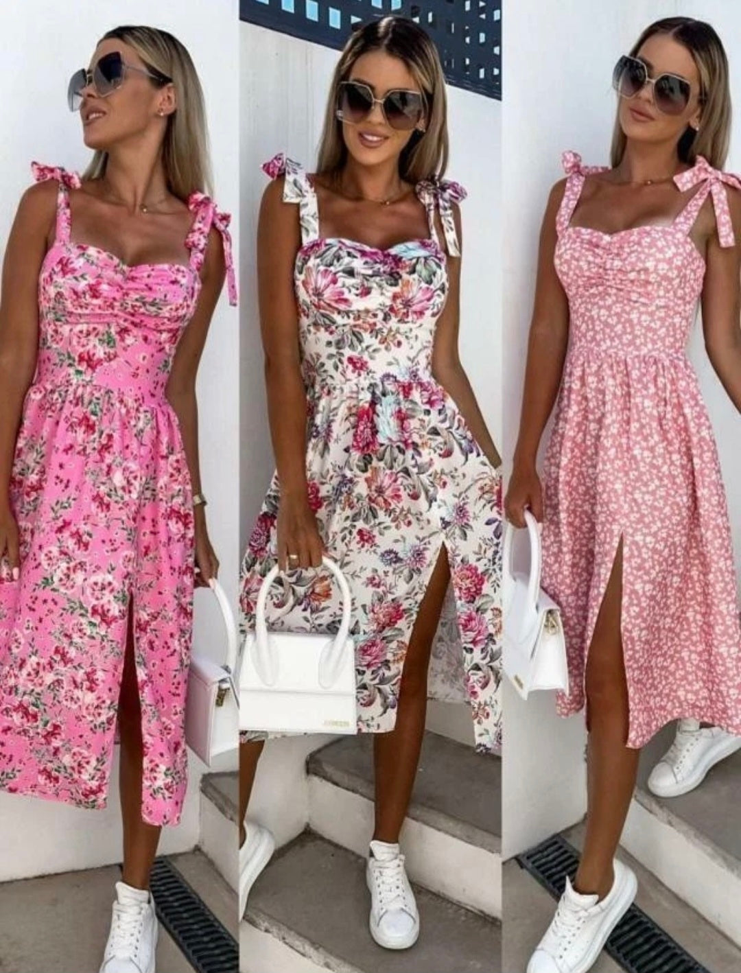 Strappy Floral Dress