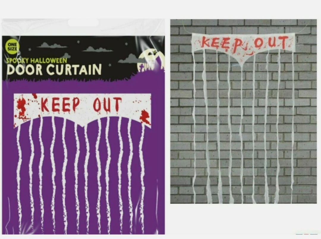 Keep Out Door Curtain