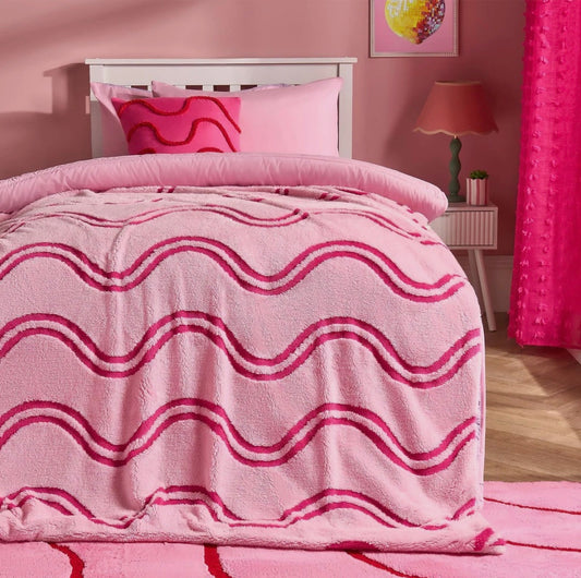 Tufted Teddy Fleece Blanket