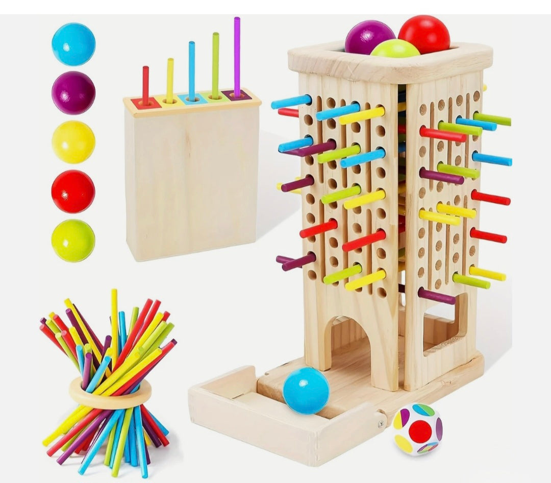4 In 1 Educational Wooden Toy
