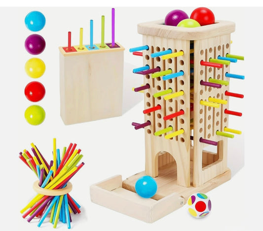 4 In 1 Educational Wooden Toy