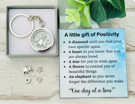 Positivity Locket Keyring