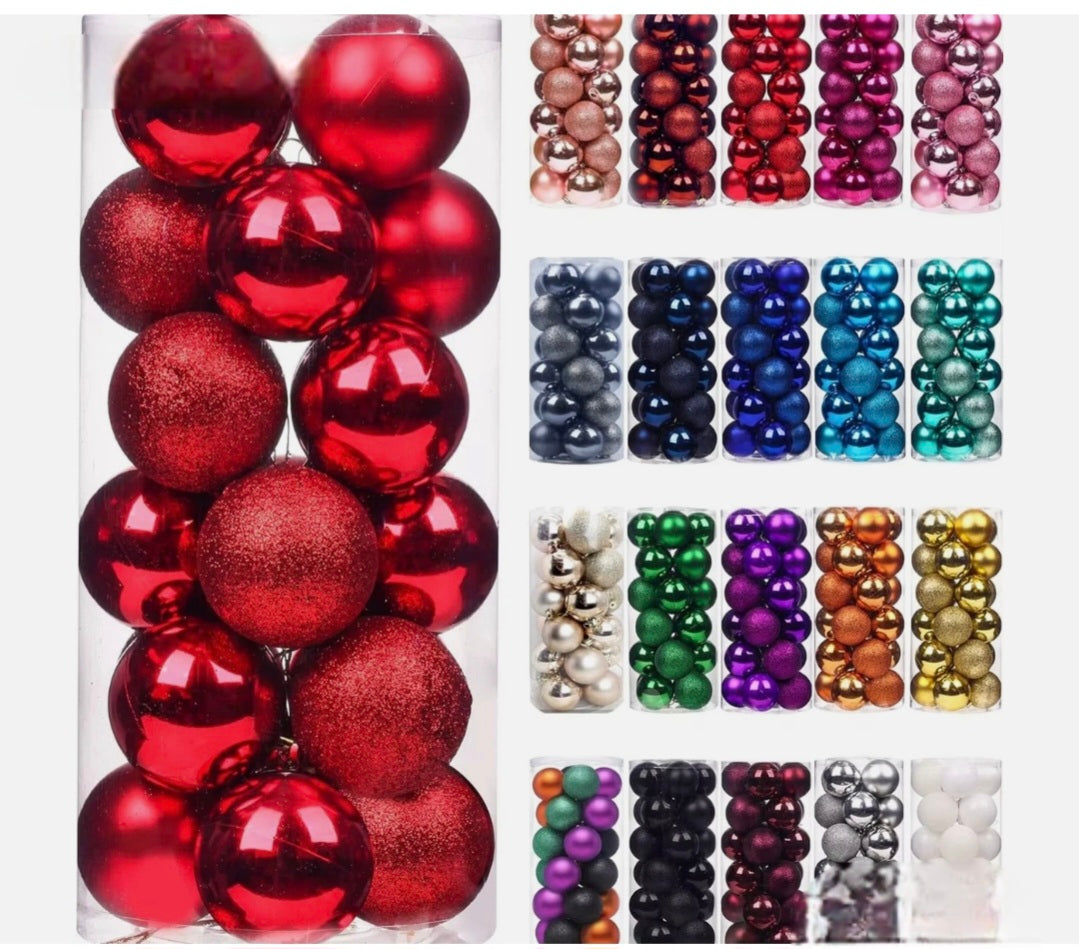 24 Pieces 3CM Christmas Baubles