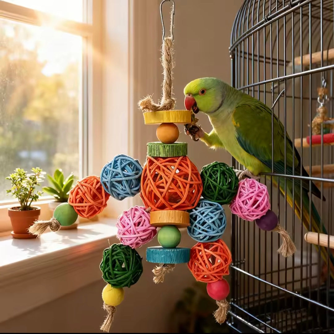 Rattan Bird Ball