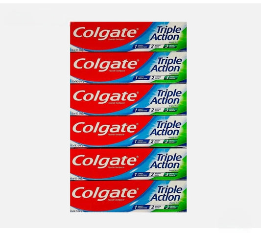 6 X Colgate Triple Action Toothpastes
