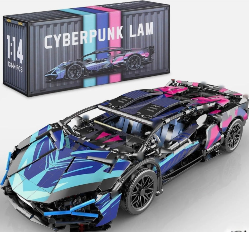 Supercar Building Block Set 1314 Pieces