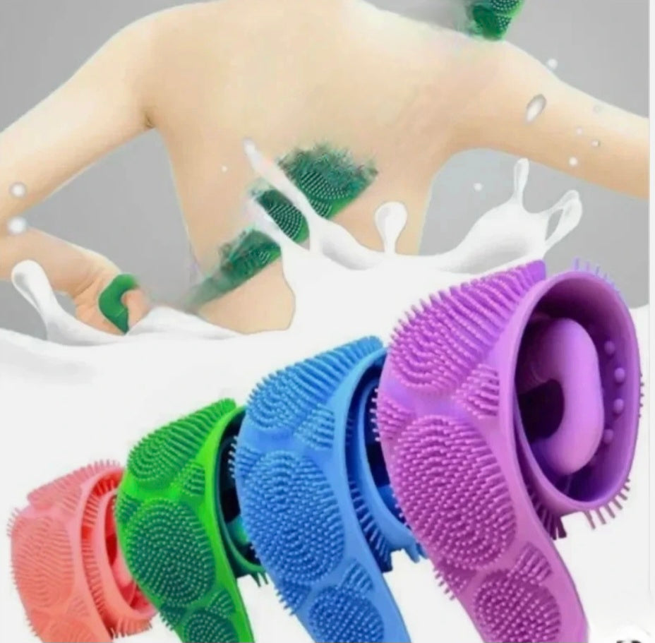 Silicon Double Sided Back Scrubber