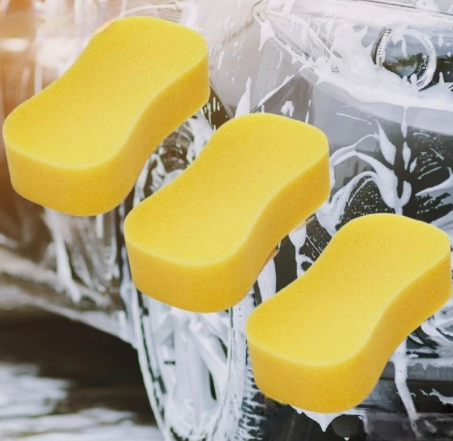 Set Of 3 Jumbo Car Sponges
