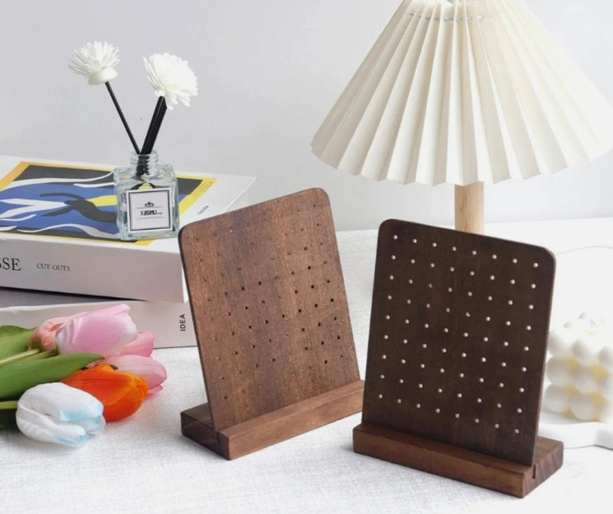 Wooden Earring Display Holder