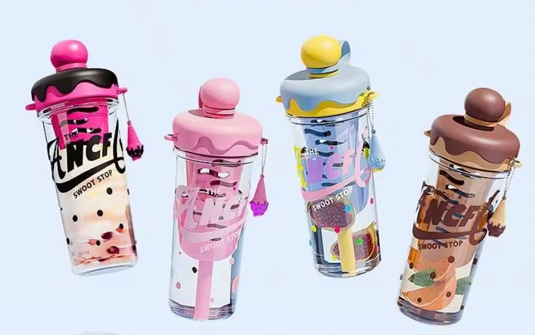 Straw Bottle with Infuser