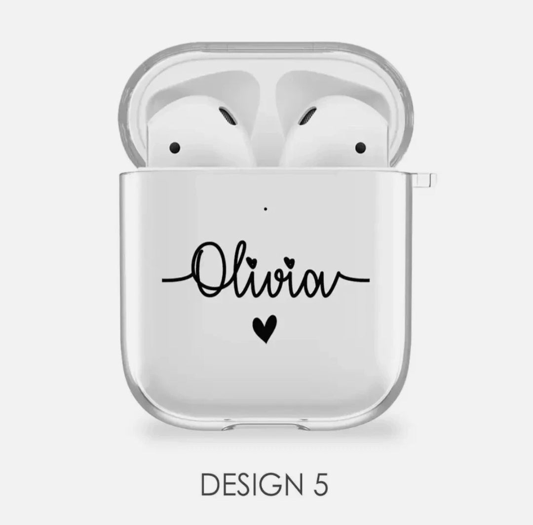 Personalised Silicone Airpods Case