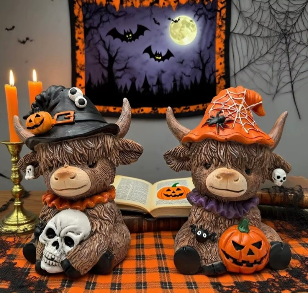 Spooky Cow Ornament