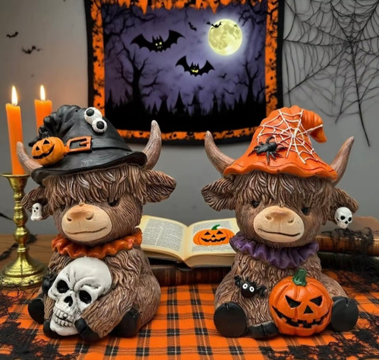 Spooky Cow Ornament