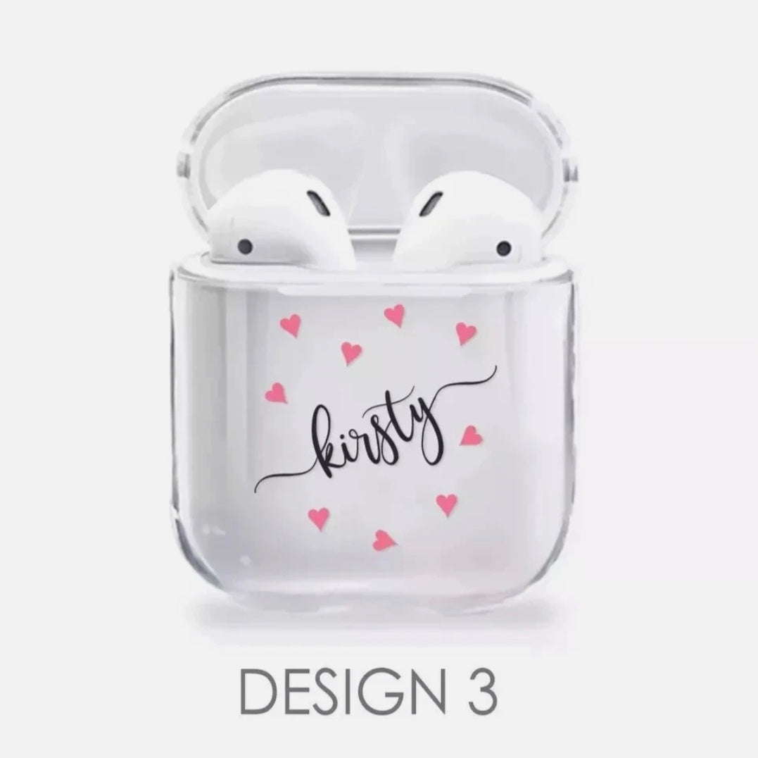 Personalised Silicone Airpods Case